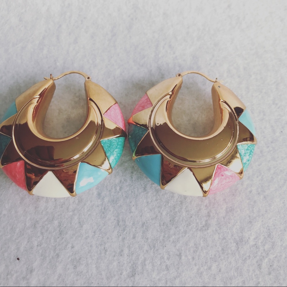 Gold plate Earrings 🛍🎀🛍